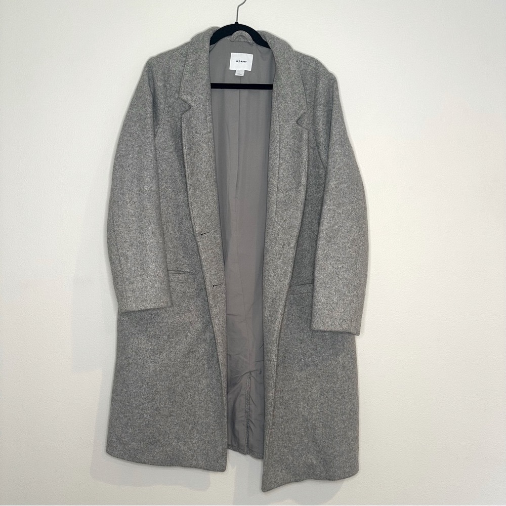 OLD NAVY grey overcoat